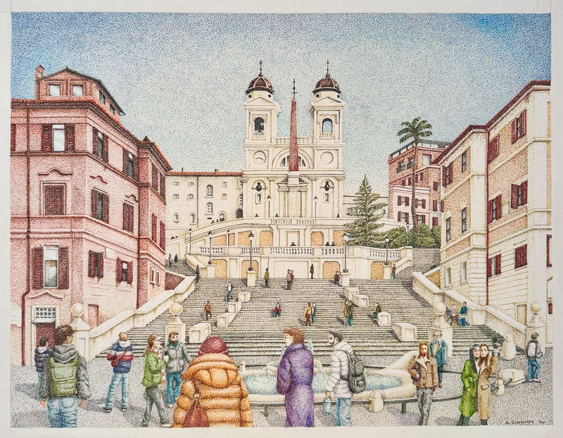 The Spanish Steps, Rome by Alexis Schrimpf